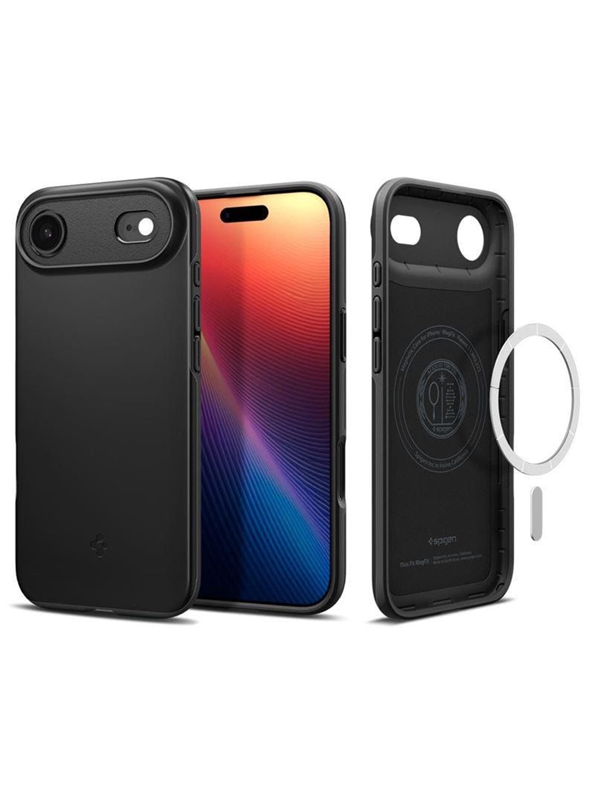 Spigen Thin Fit Magsafe - Black - Iphone Air - Handys Cover Cases - Acs10306