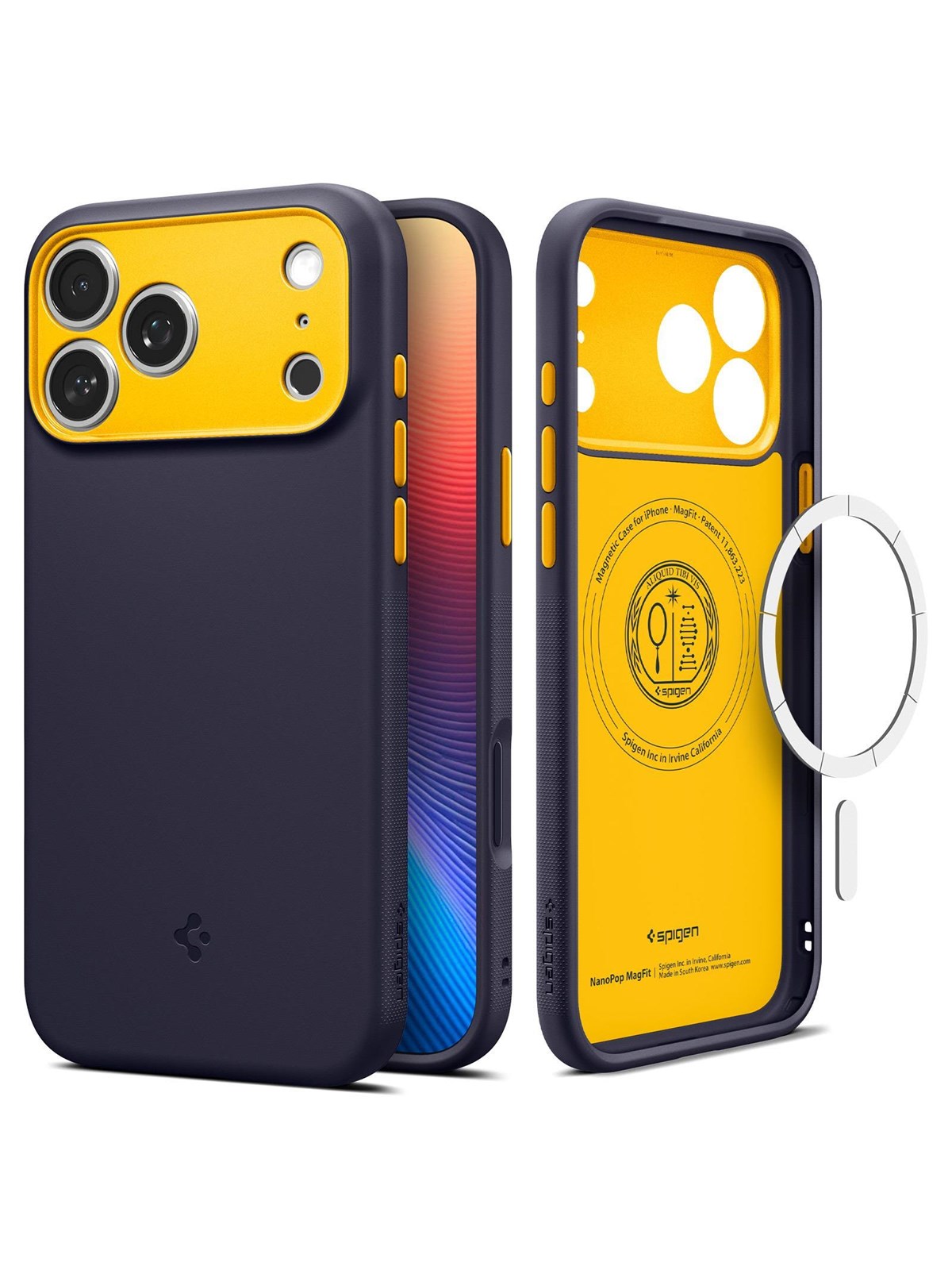 Spigen Nano Pop Magsafe - Blueberry Navy - Iphone 17 Pro - Handys Cover Cases - Acs10326