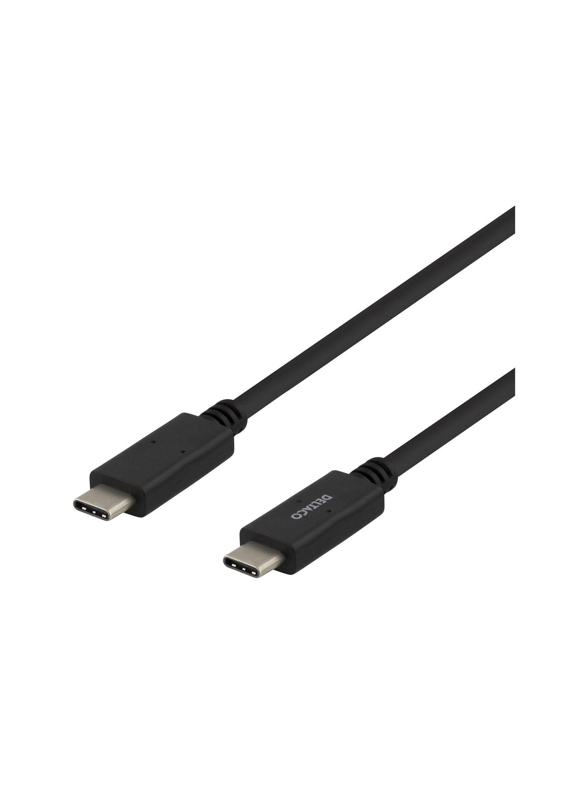 Deltaco Usbc-2002 - Usb-c Cable - 24 Pin Usb-c to 24 Pin Usb-c - 2 m - Usb Kabel - Usbc-2002m