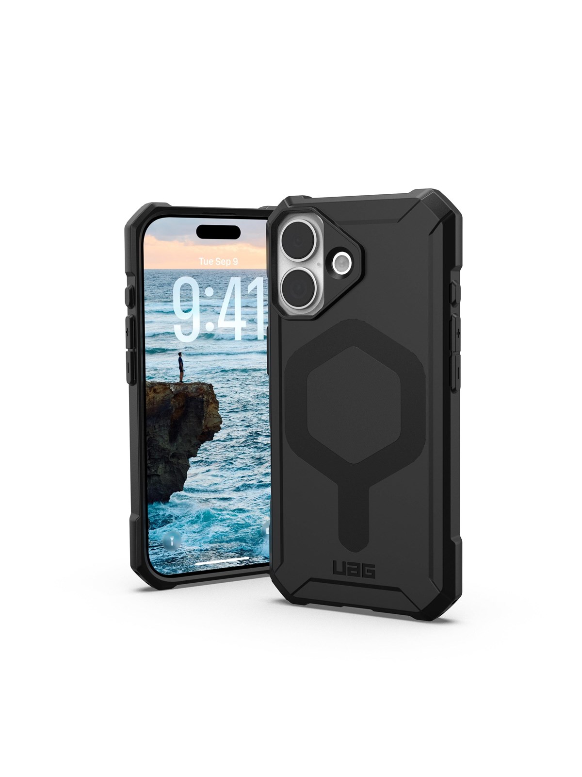 Uag Essential Armor Magsafe - Black - Iphone 17 - Handys Cover Cases - 114542114040