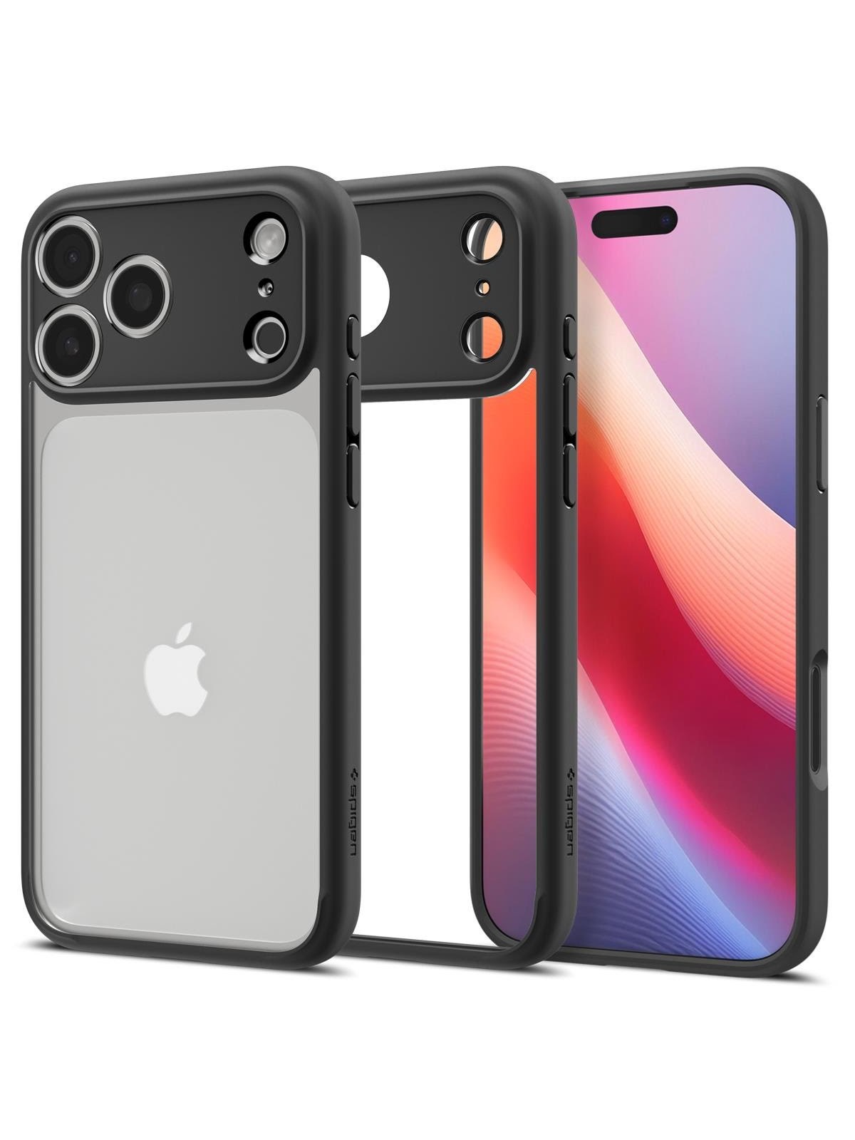 Spigen Ultra Hybrid - Matte Black - Iphone 17 Pro - Handys Cover Cases - Acs10343