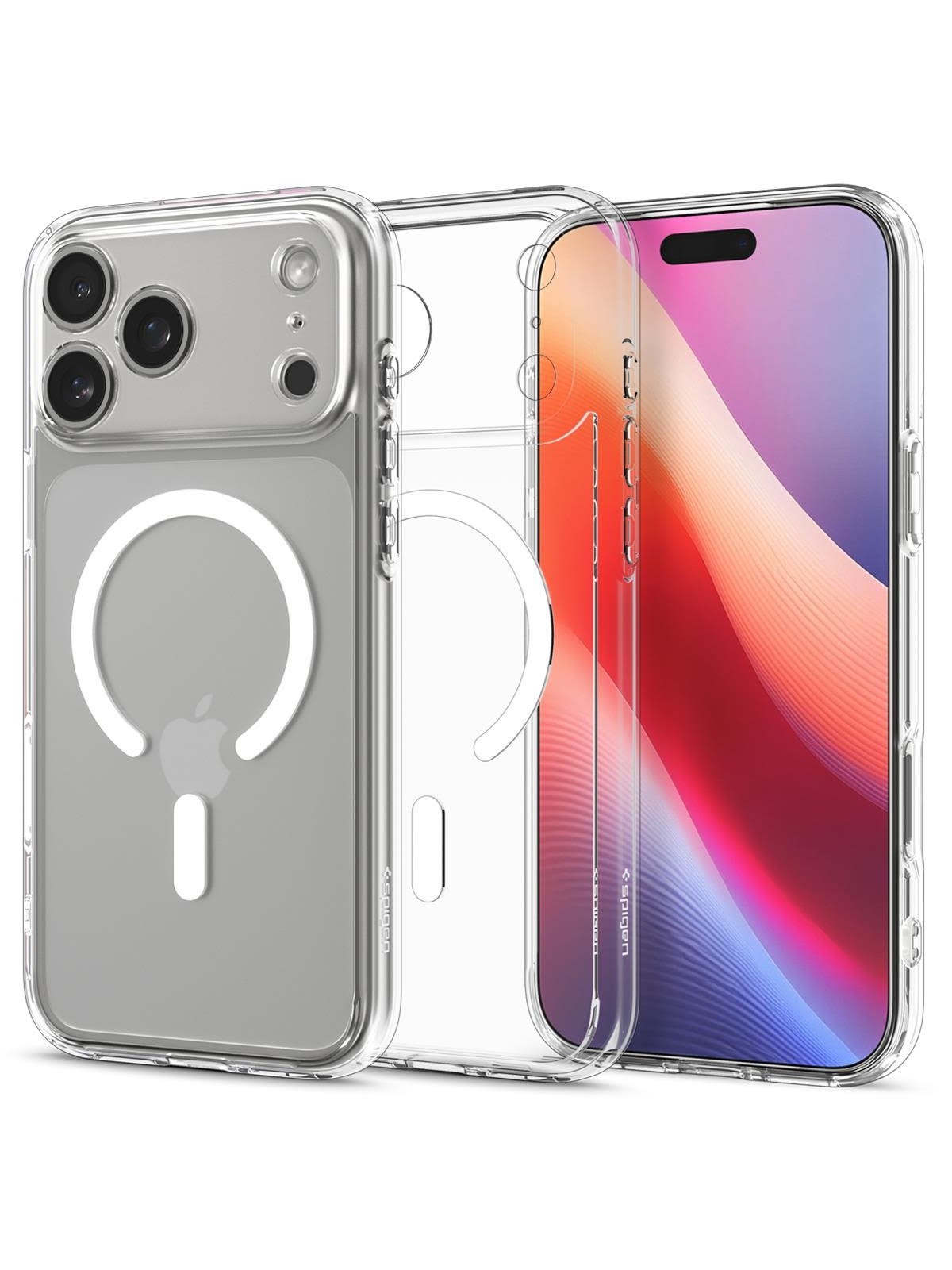 Spigen Ultra Hybrid Magsafe - Clear White - Iphone 17 Pro - Handys Cover Cases - Acs10346