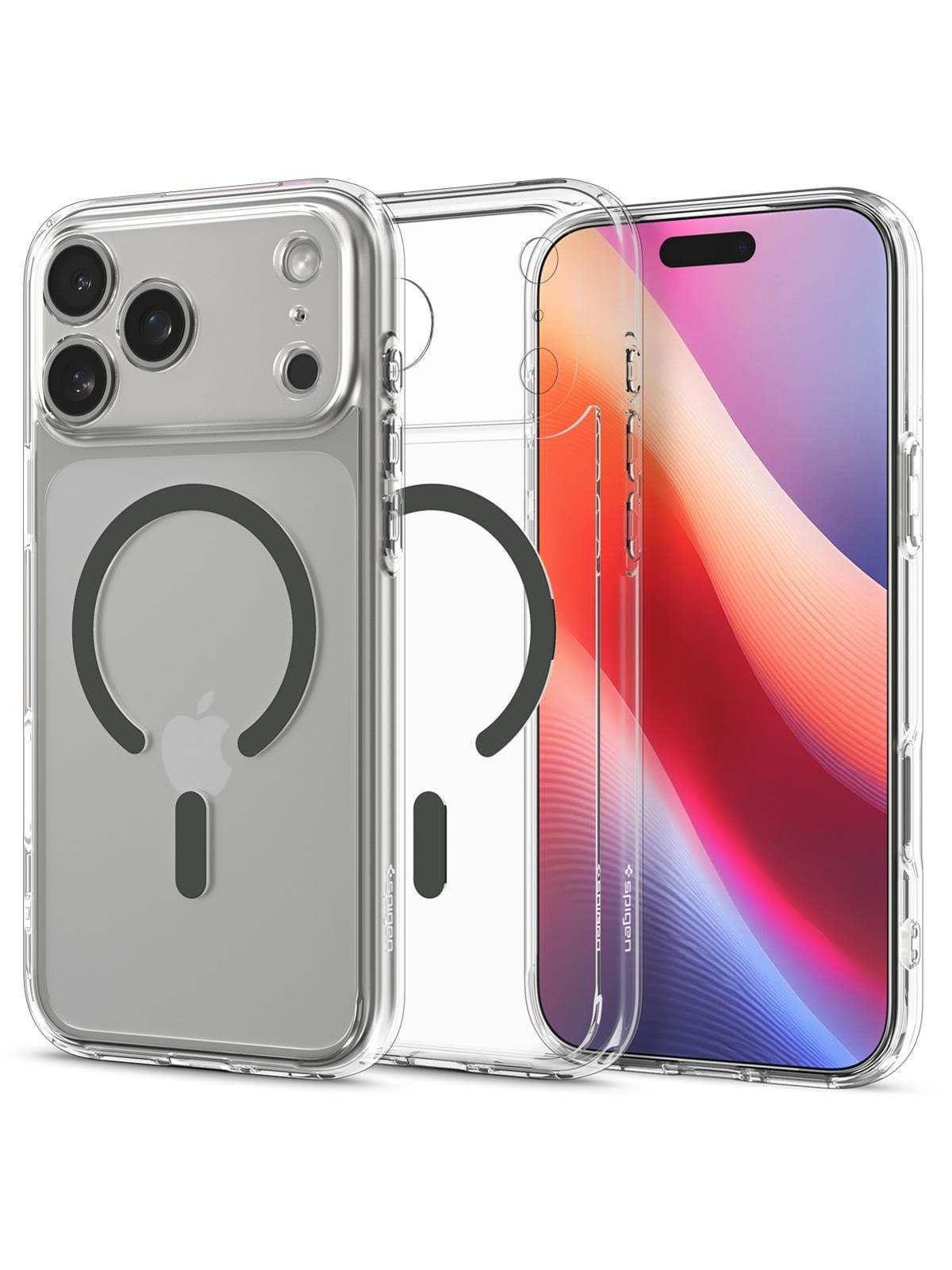 Spigen Ultra Hybrid Magsafe - Clear Graphite - Iphone 17 Pro - Handys Cover Cases - Acs10347