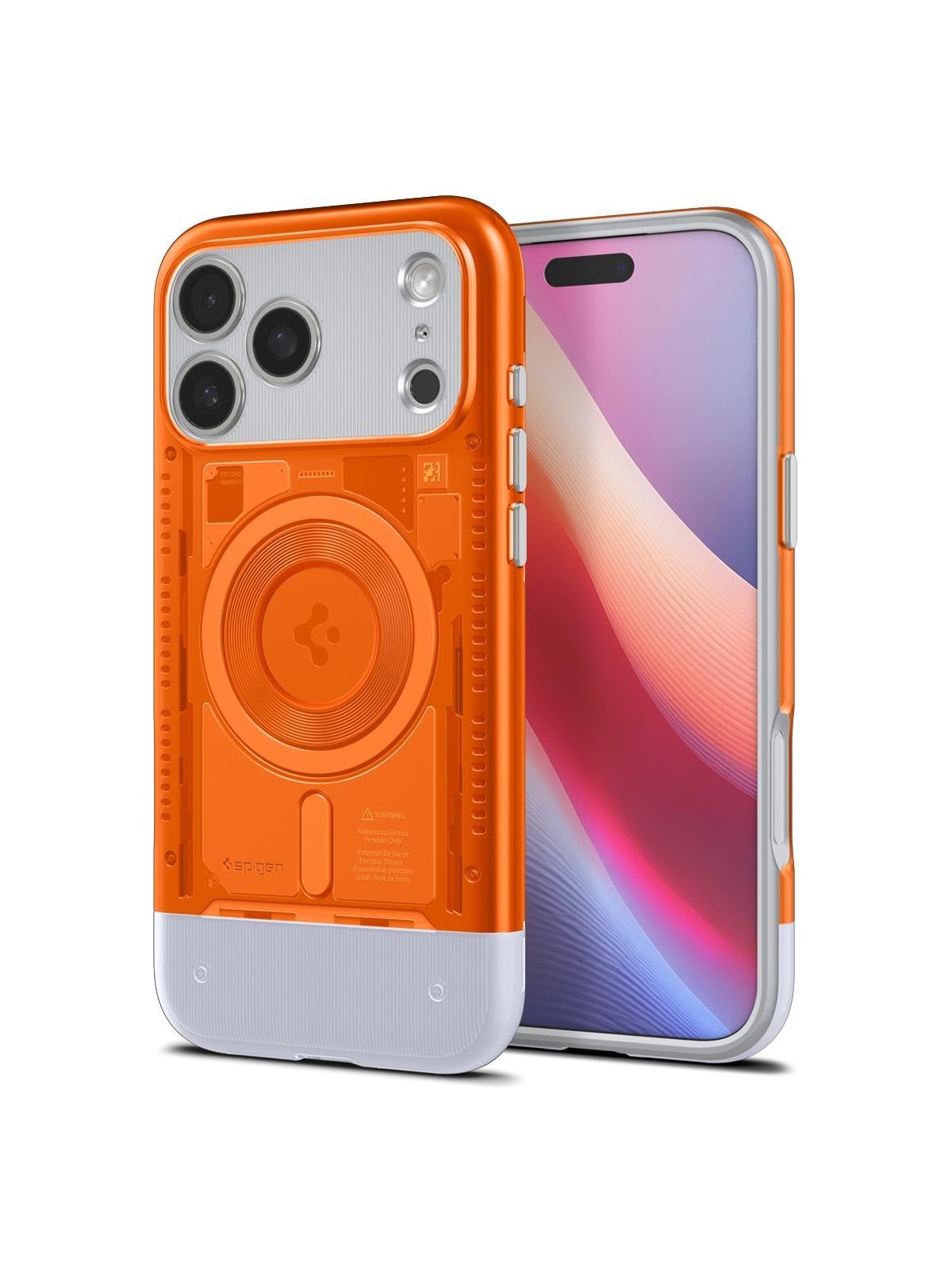 Spigen Classic C1 Magsafe - Tangerine - Iphone 17 Pro - Handys Cover Cases - Acs10360