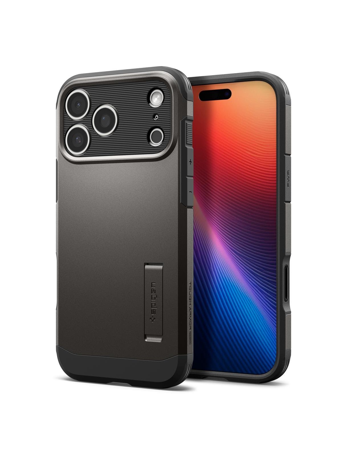 Spigen Tough Armor T Magsafe - Gunmetal - Iphone 17 Pro - Handys Cover Cases - Acs10362