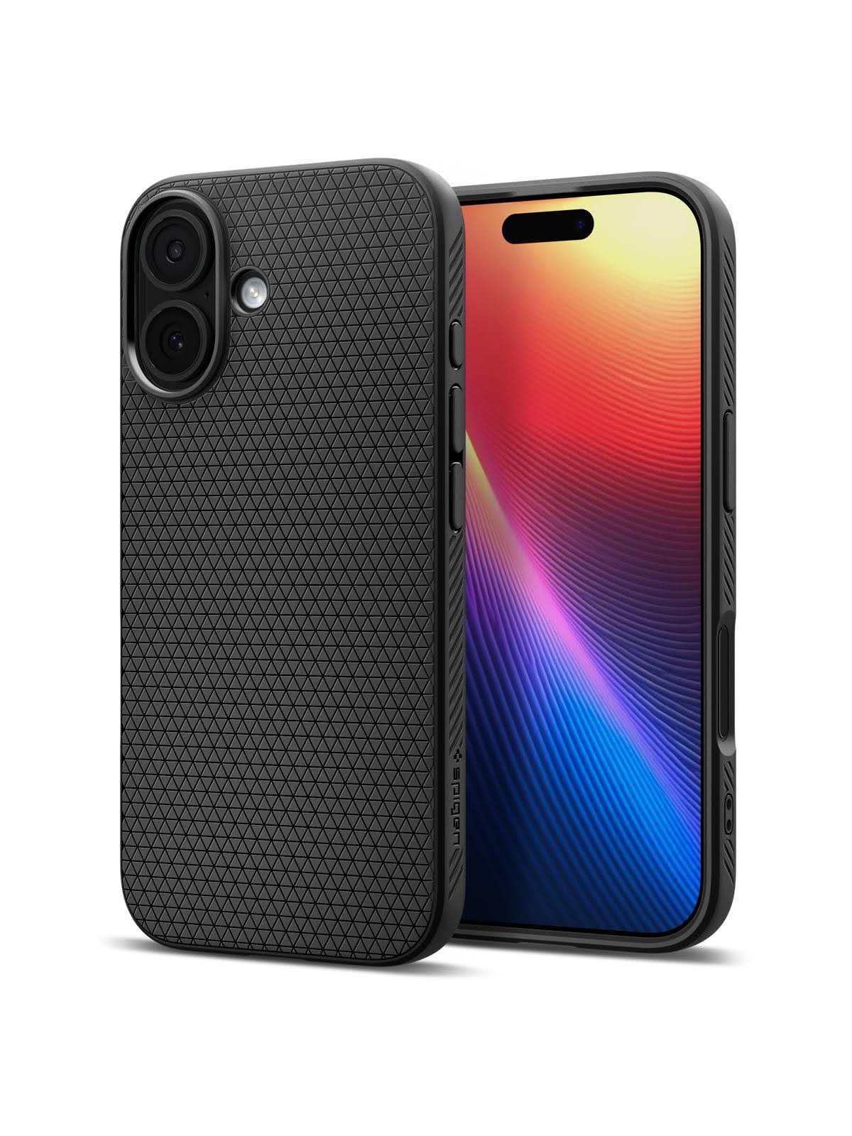 Spigen Liquid Air - Matte Black - Iphone 17 - Handys Cover Cases - Acs10369