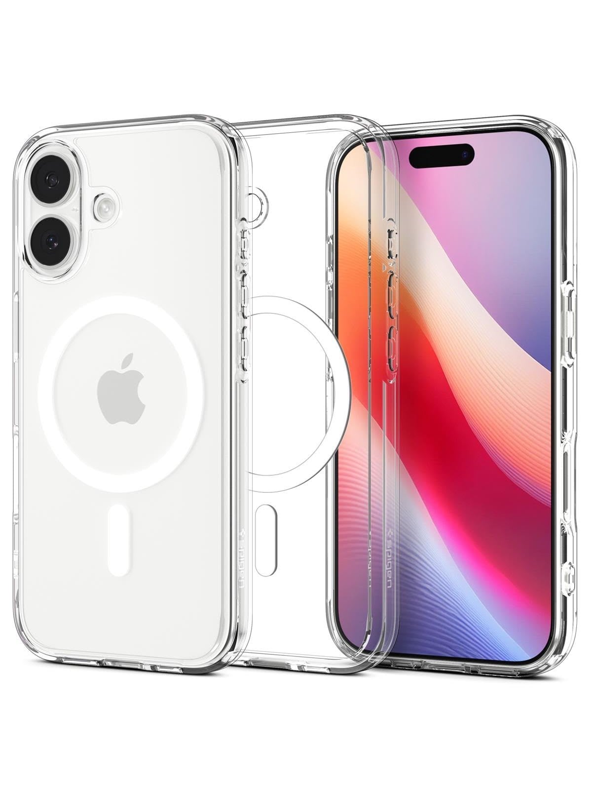 Spigen Ultra Hybrid Magsafe - Clear White - Iphone 17 - Handys Cover Cases - Acs10380