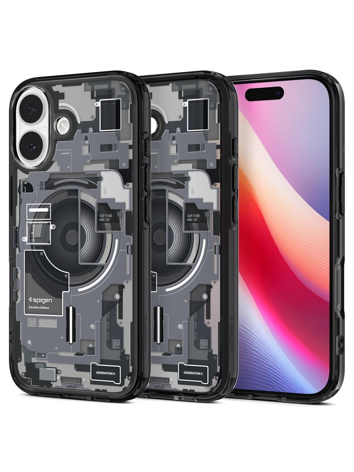 Spigen Ultra Hybrid Magsafe - Zero One Black - Iphone 17 - Handys Cover Cases - Acs10387