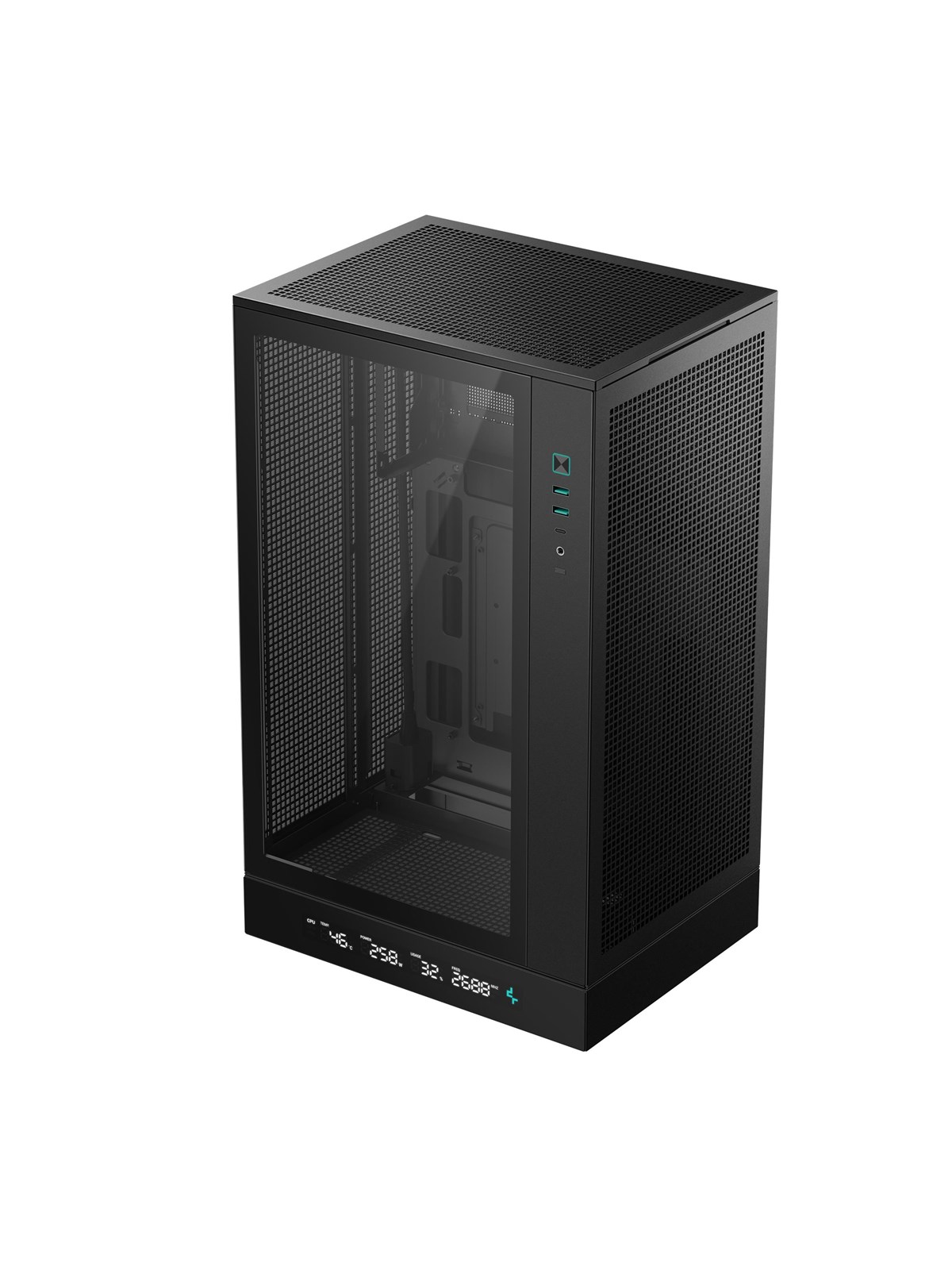 Deepcool Ch270 Digital - Gehäuse - Miditower - Schwarz - Gehaeuse - R-ch270-bkndm0-g-1