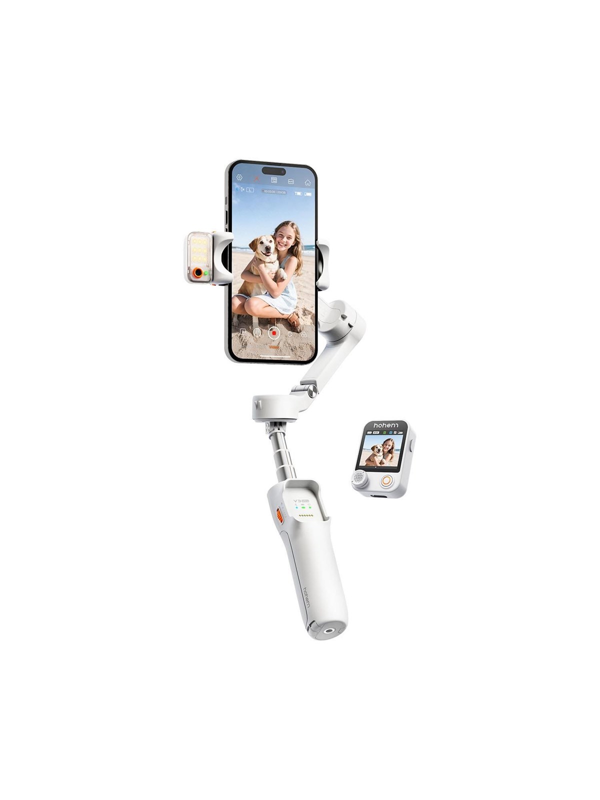 Hohem Smartphone Gimbal Isteady V3 Ultra White - Tripods Stative - Hpg -V3u W