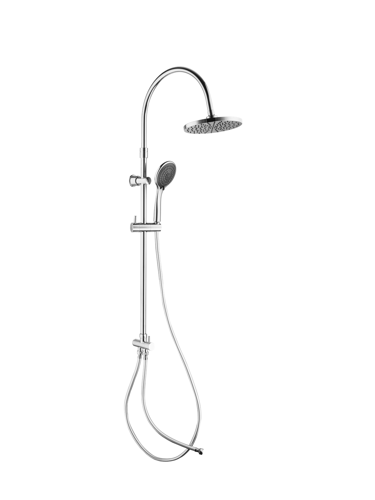 Norh Torun Overhead Shower Set, 1 & 3 Sprays, Chrome - Dusch Und Montagezubehoer - 5709728871132