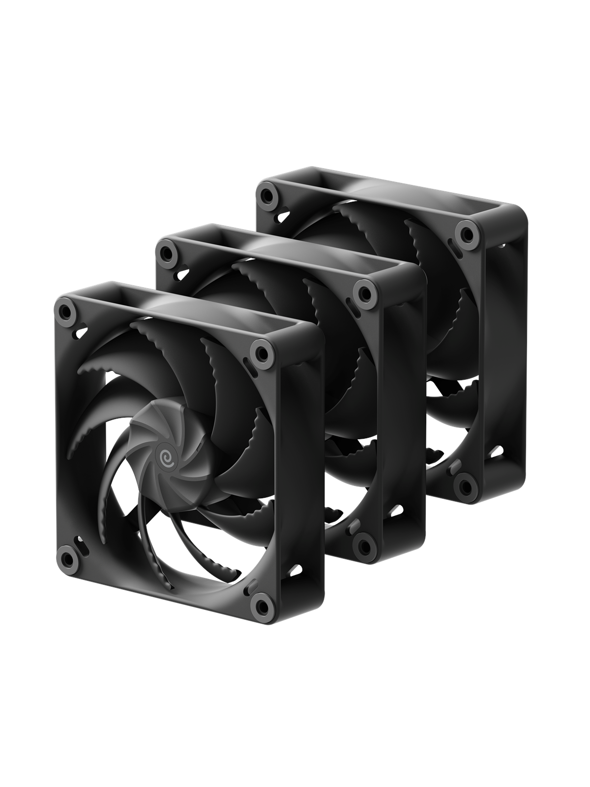 Havn H12 - Triple Pack - Gehäuselüfter - 120mm - Schwarz - 32 Dba - Gehaeuseluefter - Hvn-fs-h1230-02-tri