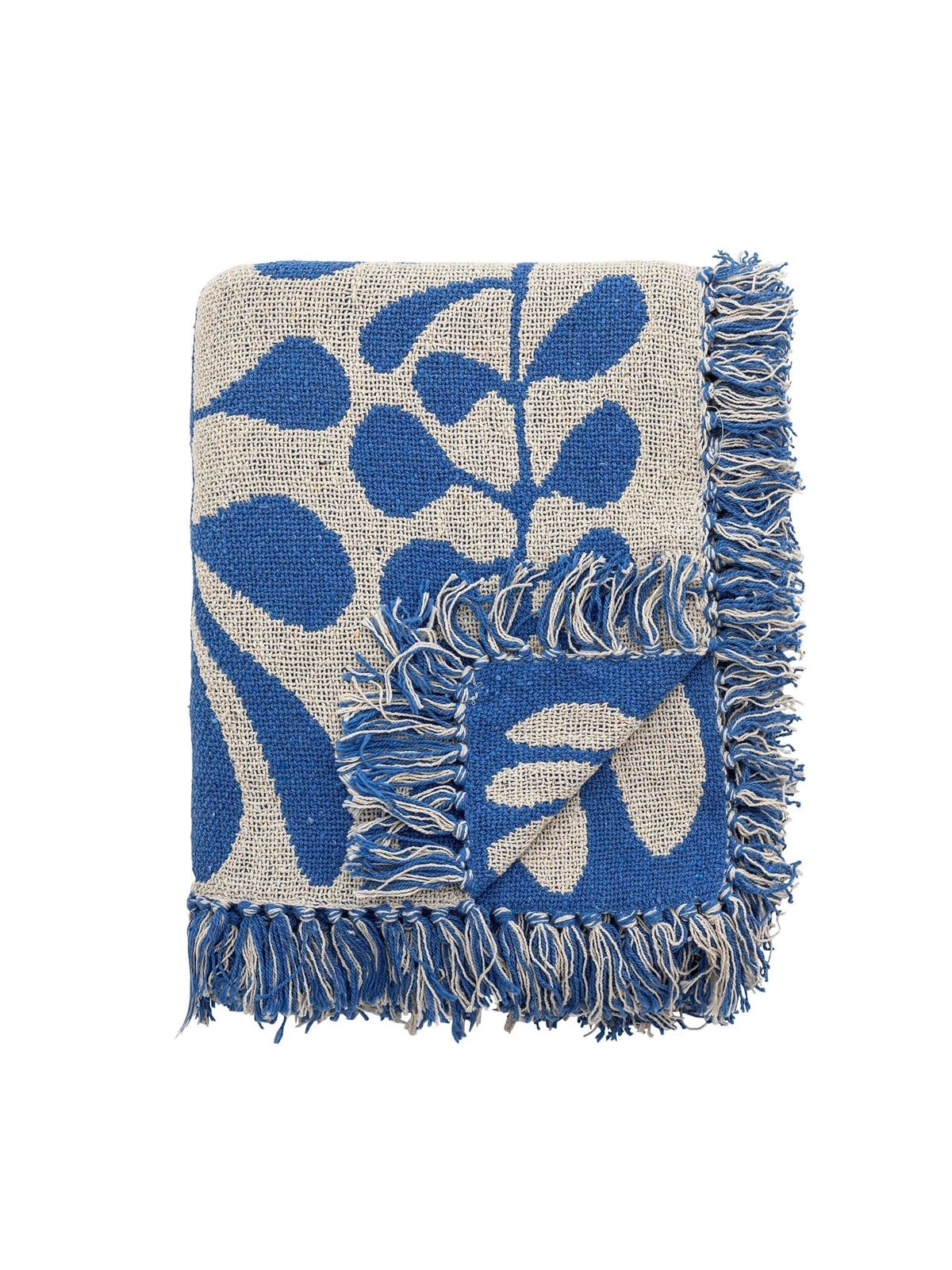 Bloomingville - Nevine Plaid - Blue - 160x130 cm - Einrichtung - 82062688