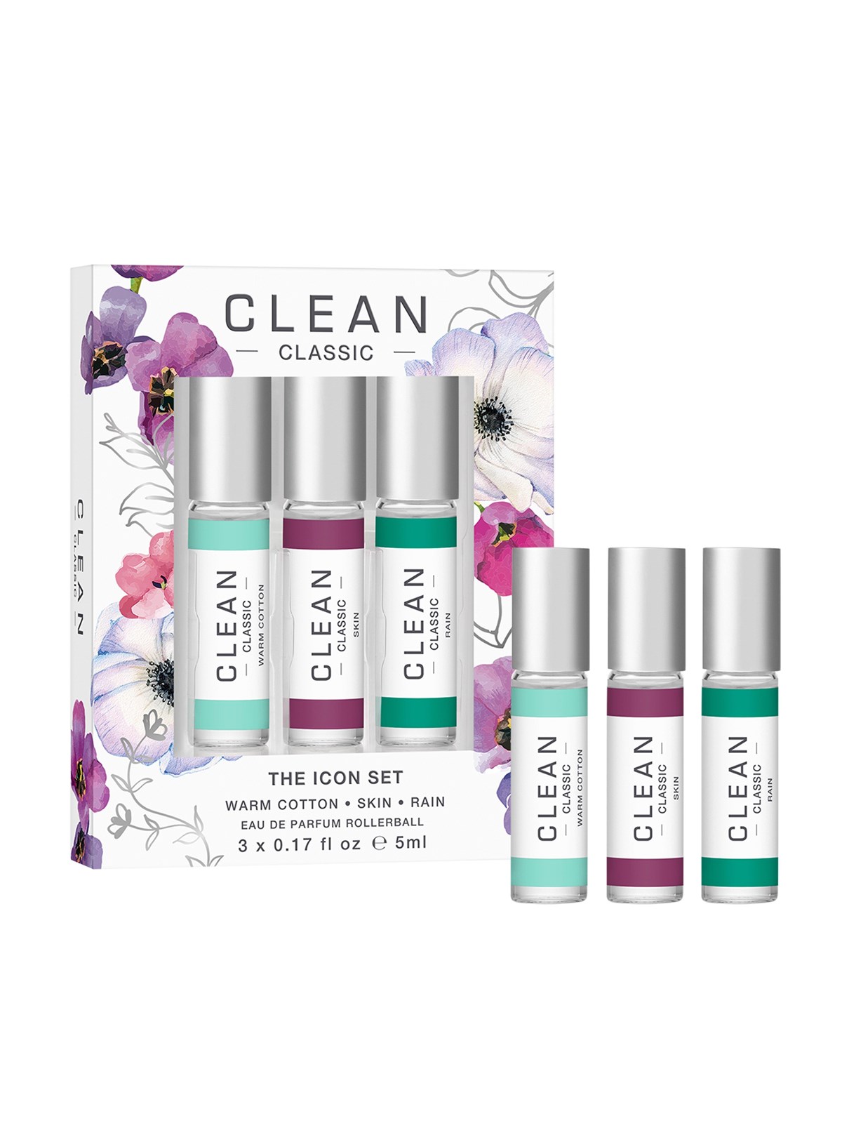 Clean - Classic Layering 3-pack Rollerball Gift Box - Geschenkbox - 61112