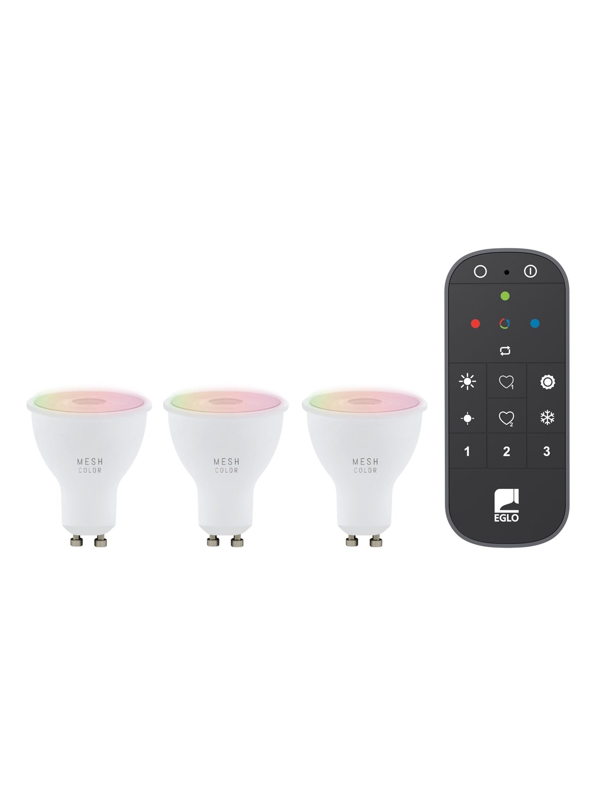 Eglo Gu10 Led-z Rgbtw 4.9W 345lm 3 Pcs. W/remote - Smart Home - 110309