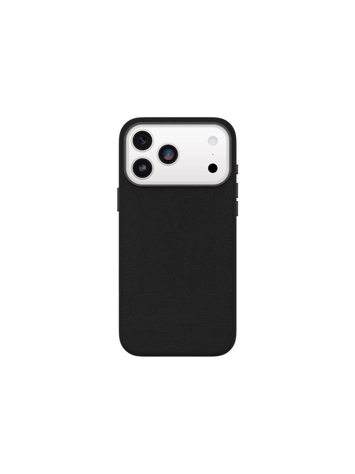 Otterbox Symmetry Cactus Leather Camera Control Apple Iphone 17 Pro Max Noir Ash - Black - Handys Cover Cases - 77-99061