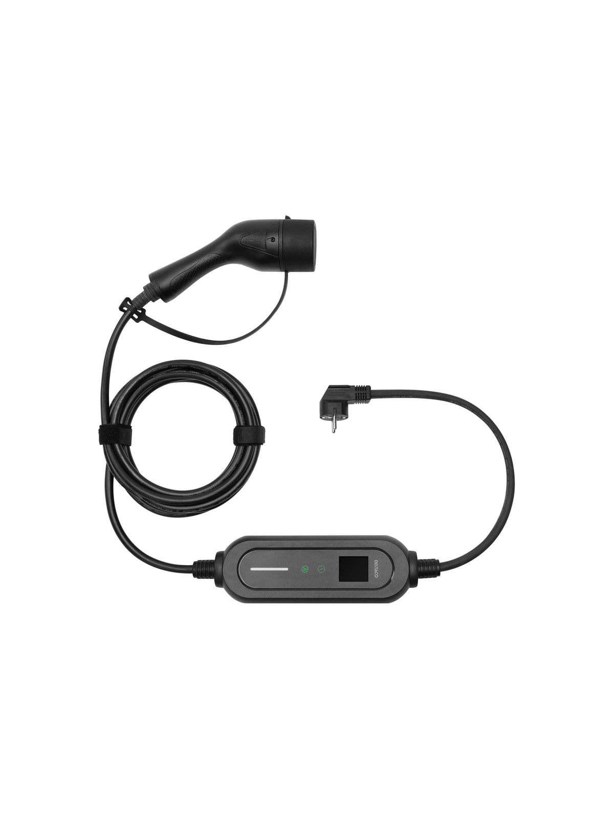 Deltaco E-charge Cable Schuko to Type 2 6-16a/3.5 kW 5.5m - Aufladen Von Elektroautos - Ev-1233