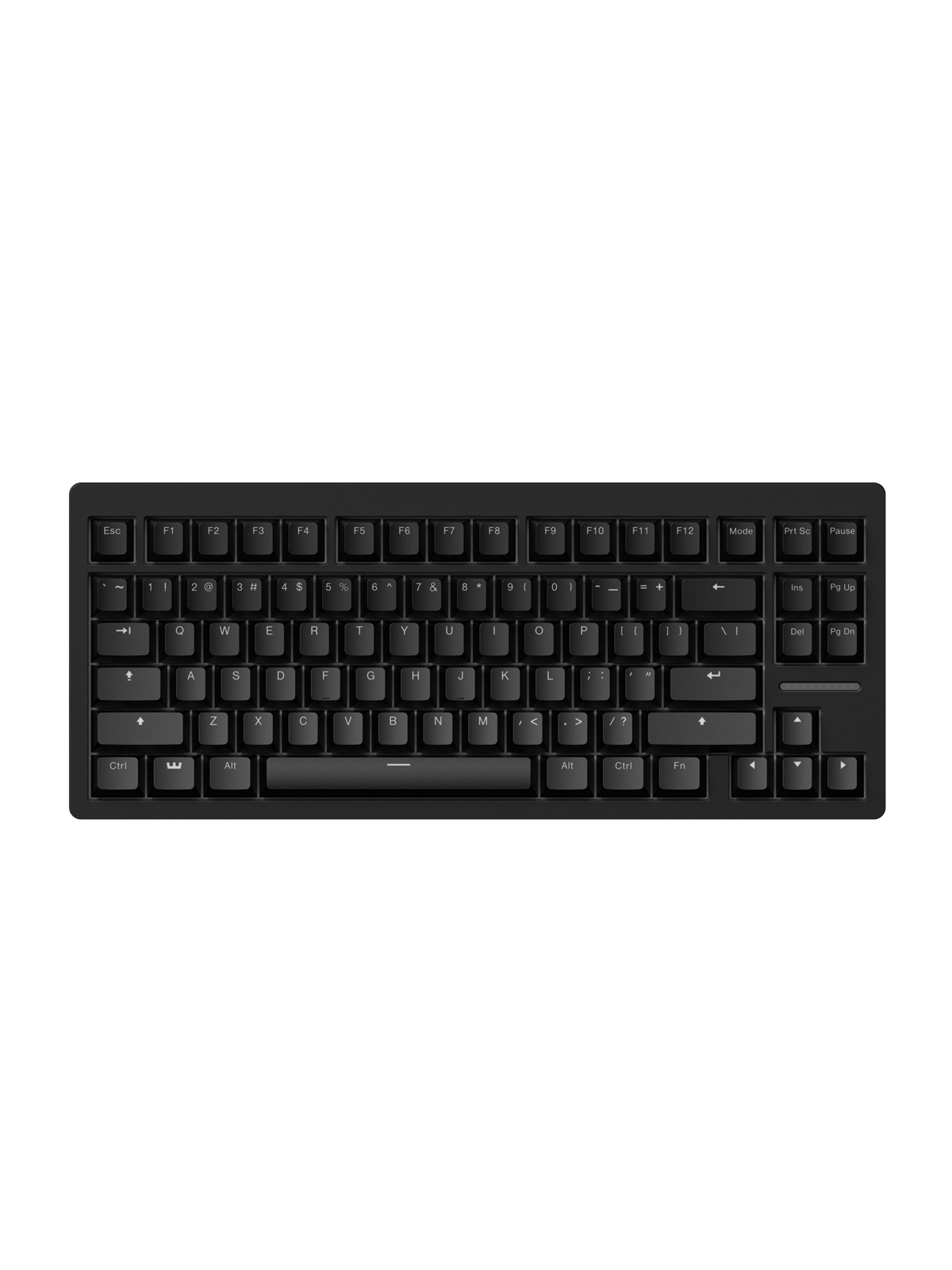 Wooting 80he - Us-ansi - Linear60 - Gaming Tastaturen - Ohne Numpad - US International - Schwarz - Wk5-us2-l60-bk1