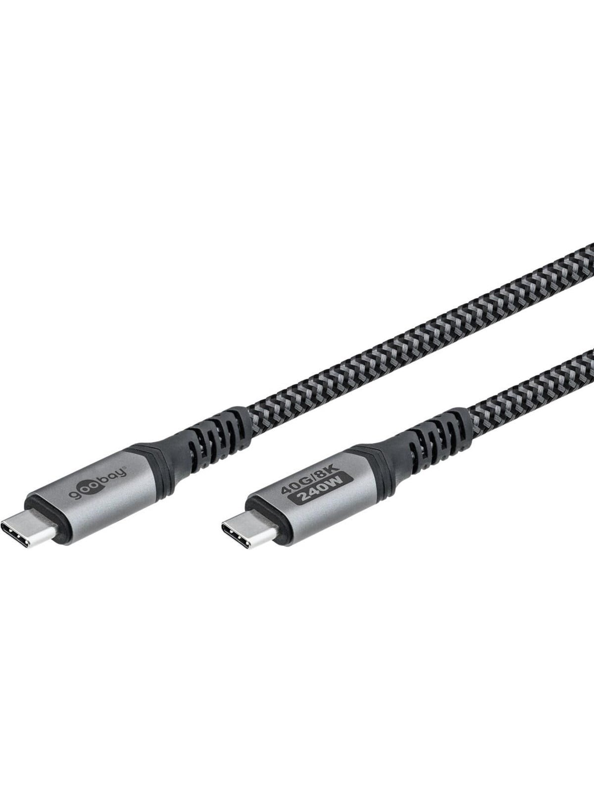 Pro Usb-c Usb-c - 0.5m - 240 Watt Power Delivery - Usb 4.0 / Thunderbolt 4 - Schwarz - Usb Kabel - Pusb4-40-ac-sbg-0.5M