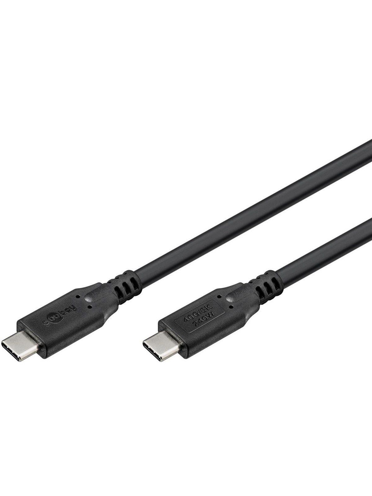 Pro Usb-c Usb-c - 0.5m - 240 Watt Power Delivery - Usb 4.0 / Thunderbolt 4 - Schwarz - Usb Kabel - Pusb4-40-ac-b-0.5M