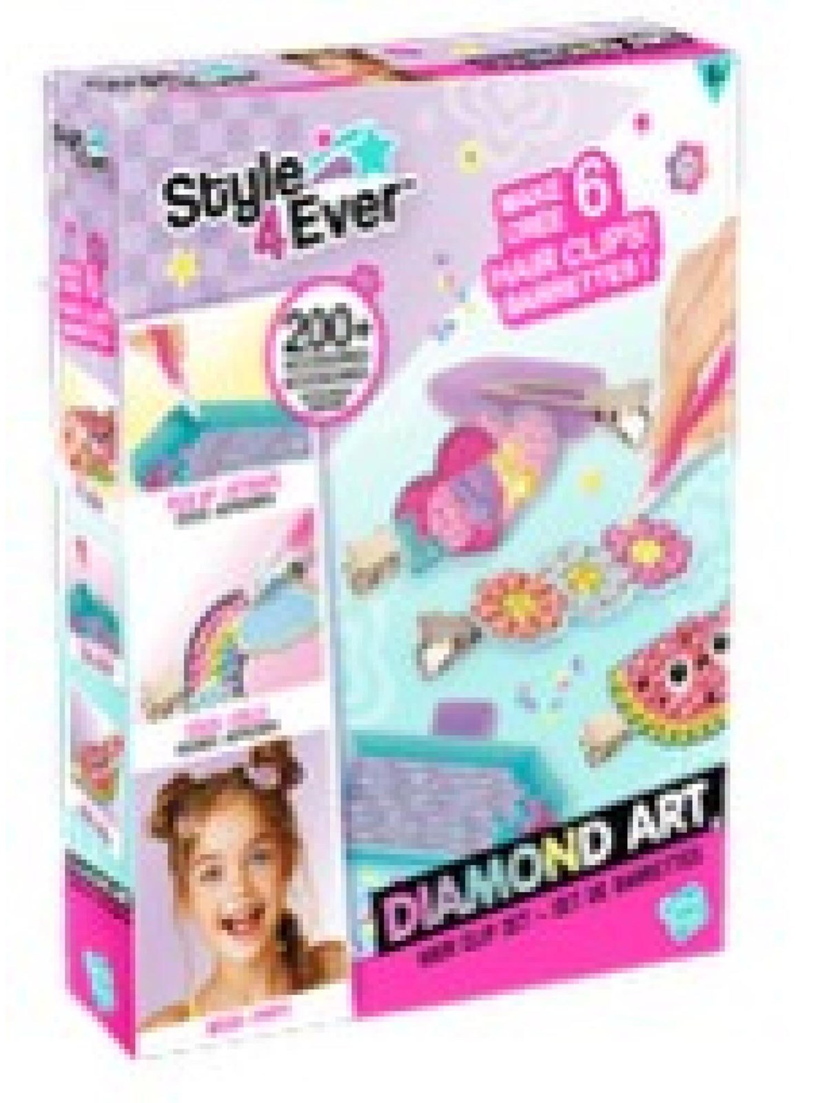 Style 4 Ever Diamond Art Hair Clip Set - Kreativ Spiele - 260334