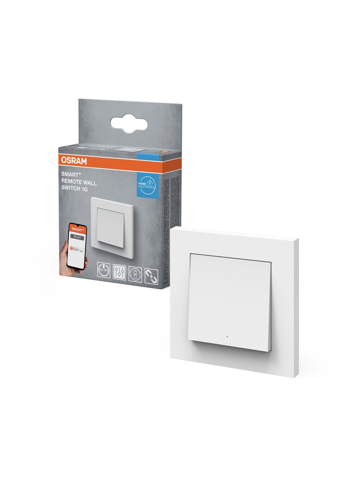 Osram Smart+ Remote Wall Switch 1-button Wifi - Smart Home - 4058075849846