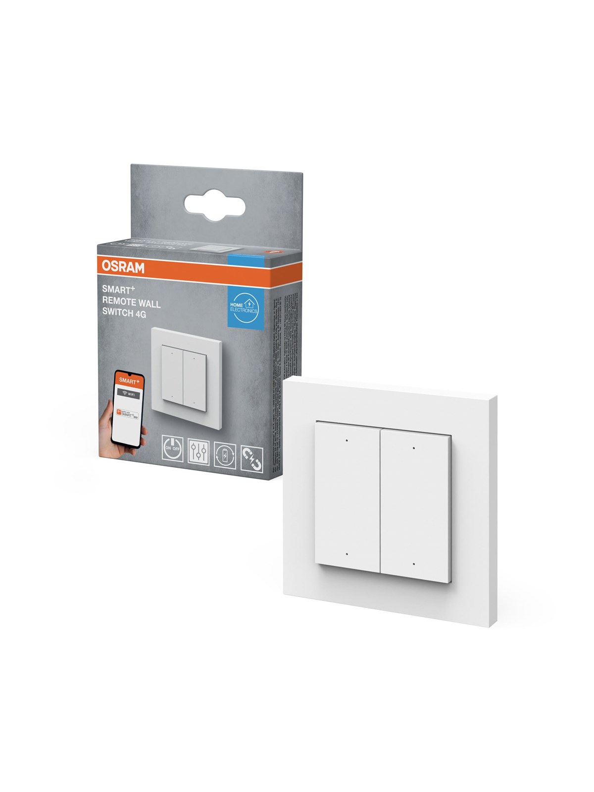 Osram Smart+ Remote Wall Switch 4-button Wifi - Smart Home - 4058075849884