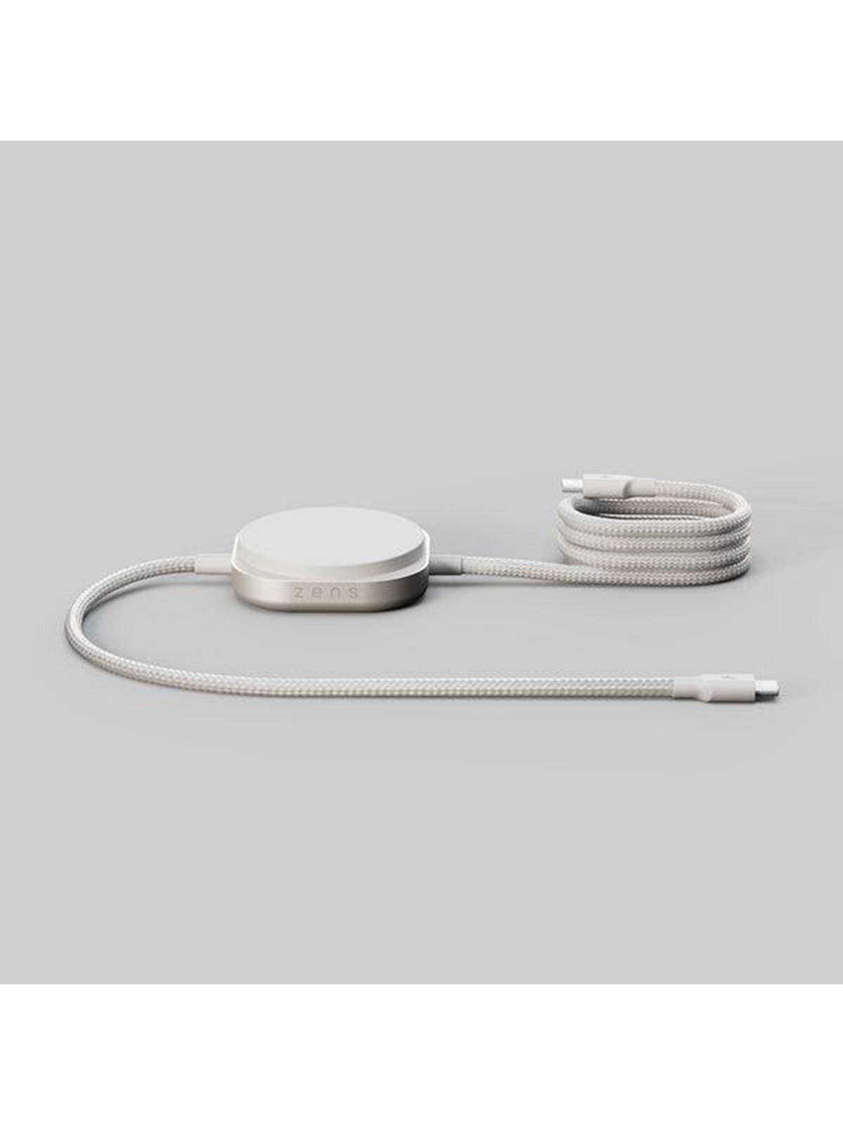Zens Charging Cable Usb C-c Pro 2 - Magnetic Wireless Charger - White - Handys Adapter Und Ladegeraete - Zecc05w/00