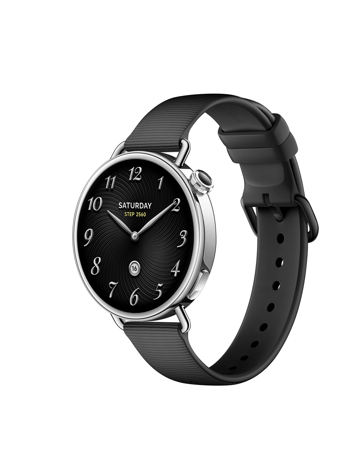 Xiaomi Watch S4 41mm - Fluororubber Strap - Black - Smartwatches Pulsuhren Sportuhren Schrittzaehler - Bhr07vrgl