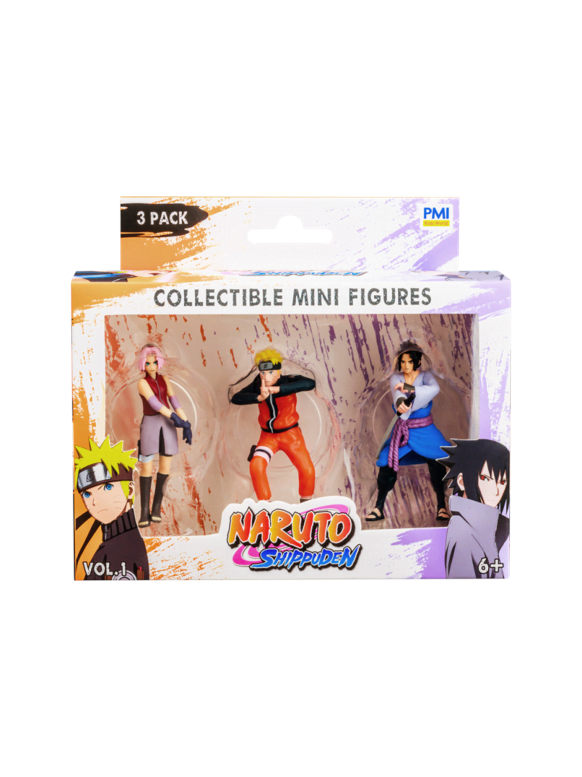 Naruto Shippuden 7 cm Figure 3 Pack Window Box - Assorted - Figuren - 2021nsh