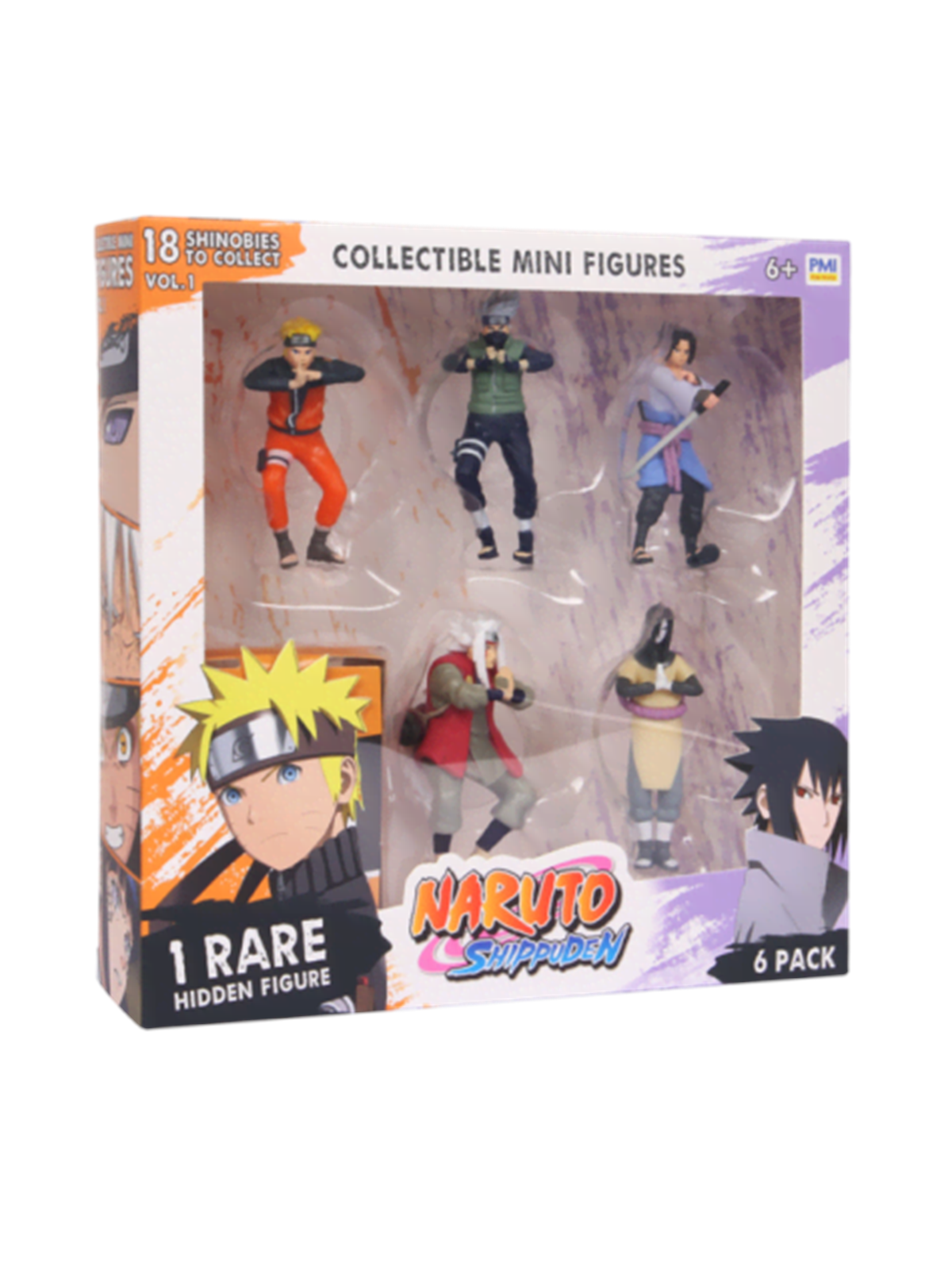 Naruto Shippuden 7 cm Figure 6 Pack Deluxe Box - Assorted - Figuren - 2060nsh