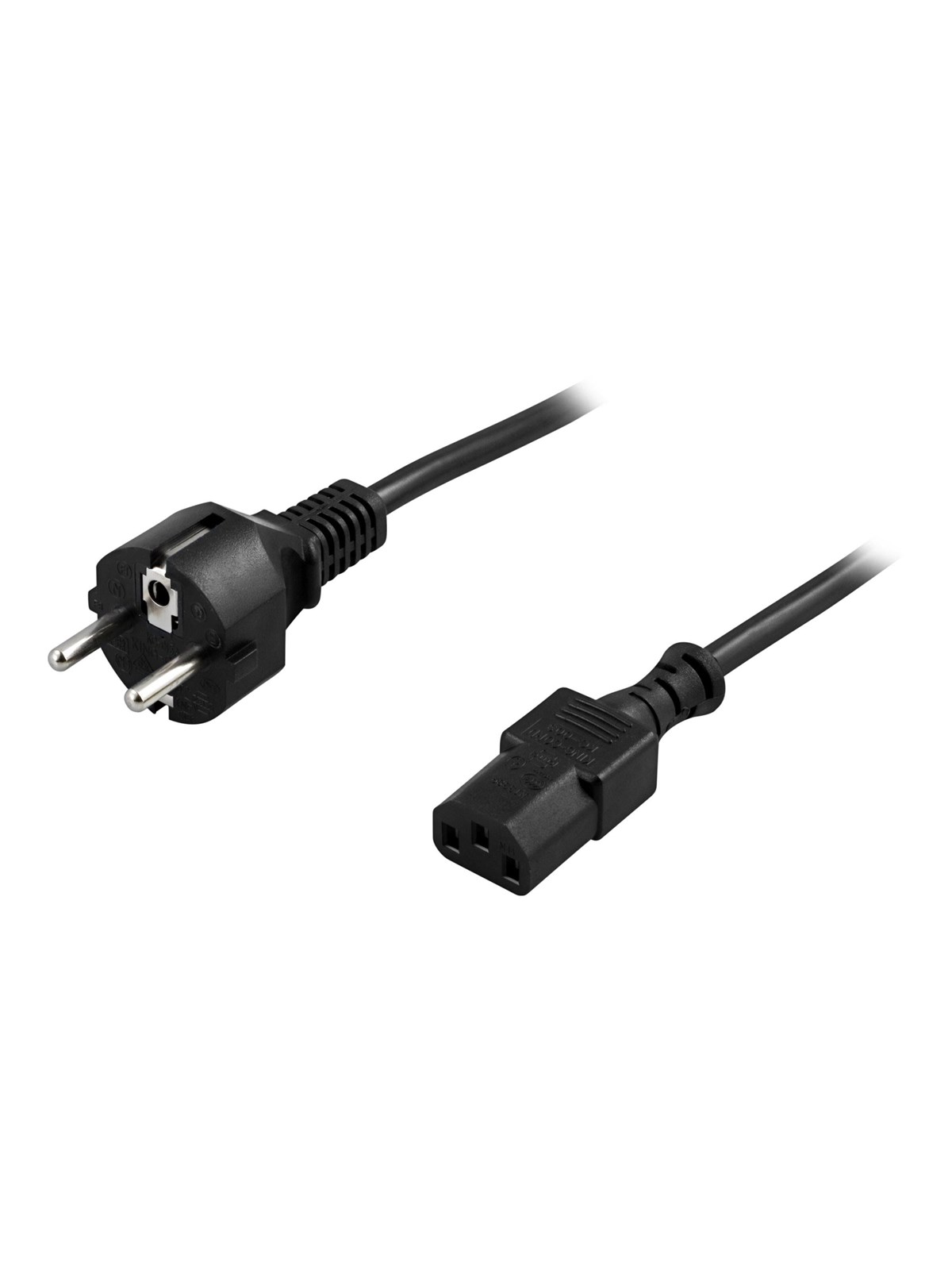 Deltaco DEL-111M - power cable - power CEE 7/7 to power IEC 60320 C13 - 5 m Image
