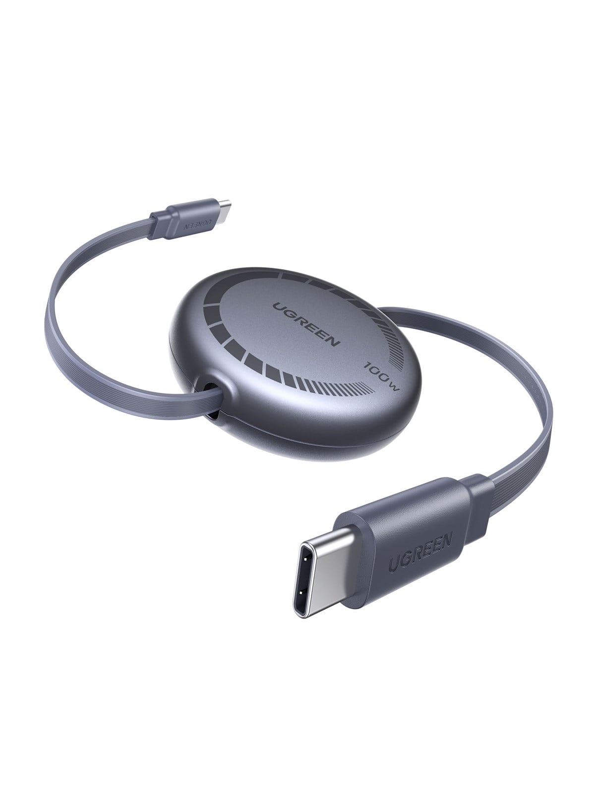 Ugreen Usb-c to Usb-c PD Fast Charging Retractable Cable 1 m - Usb Kabel - 65905