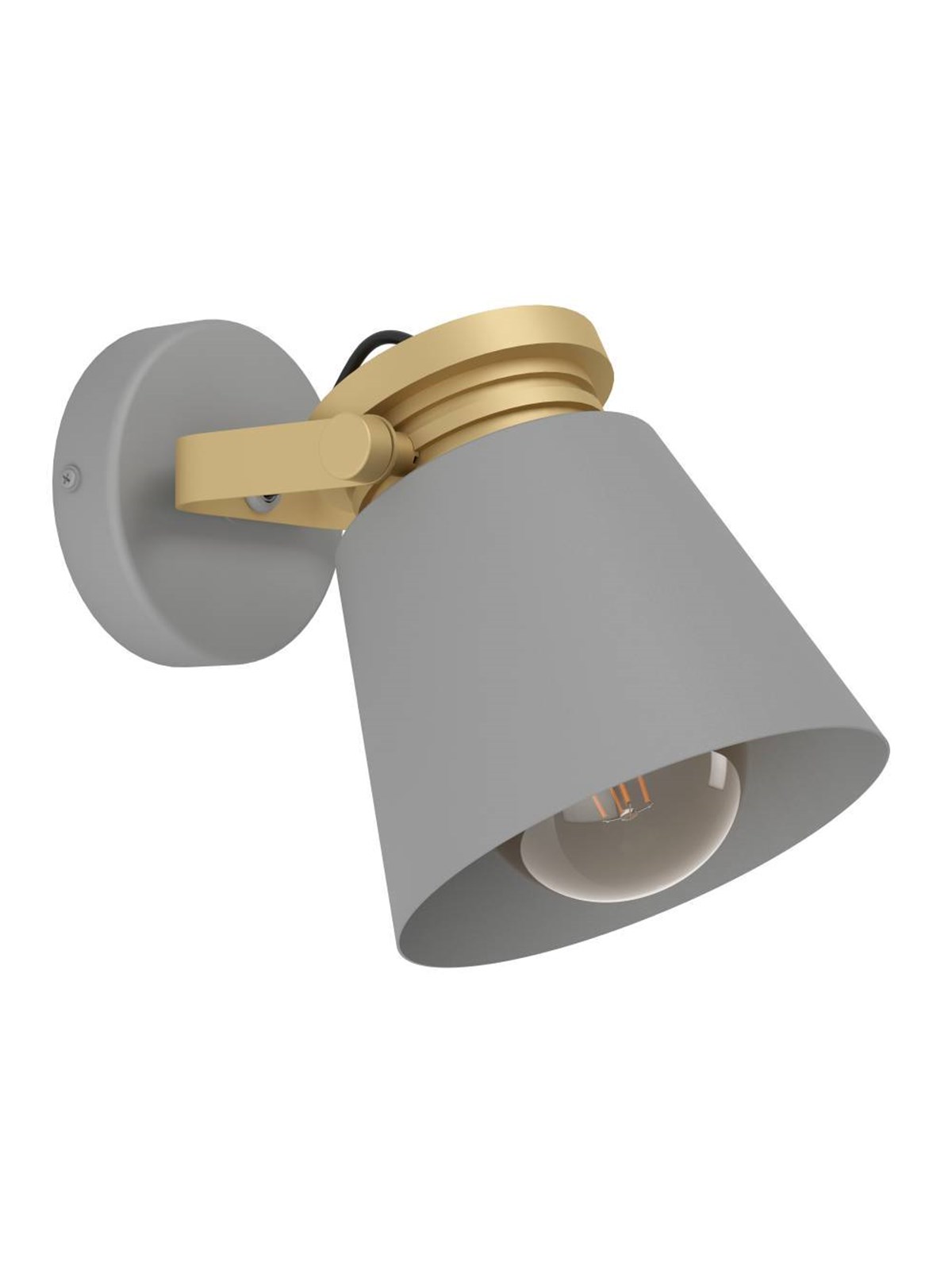 EGLO TWICKEN WALL E27 GRAU/GOLD