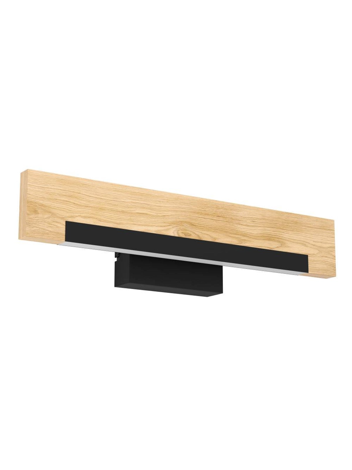 Eglo Camacho Wall L440 9.6W 1050lm Eiche/schwarz Fsc - Lampen - 901738