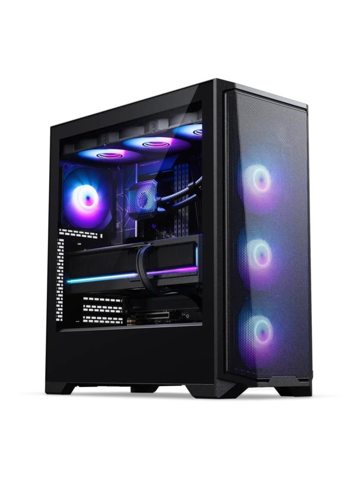 Phanteks Eclipse G370a - Gehäuse - Tower - Schwarz - Gehaeuse - Ph-ec370a_Dbk01