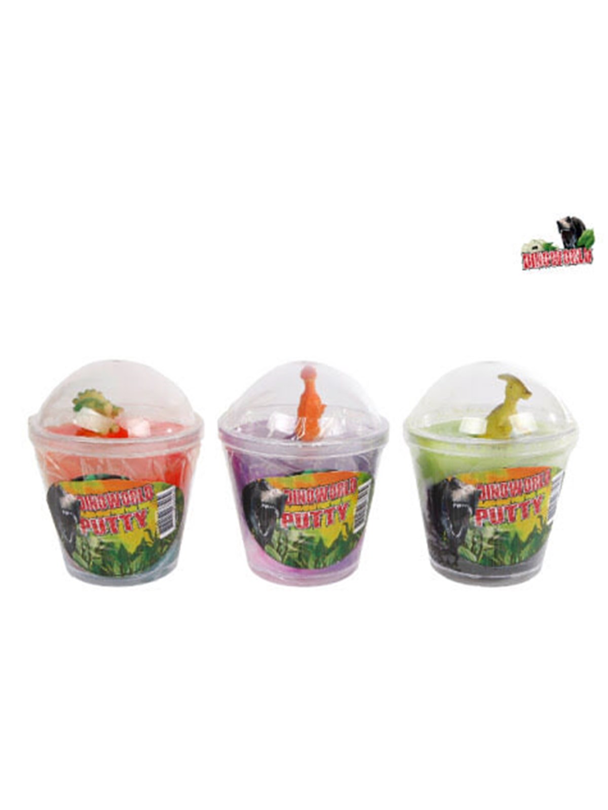 Pocket Money Multicolor Slime With Dino- asstored