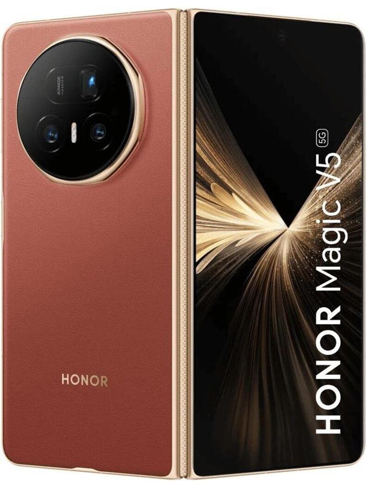 Honor Magic V5 512gb/16gb - Reddish Brown - Handys Smartphones - 6936520874071