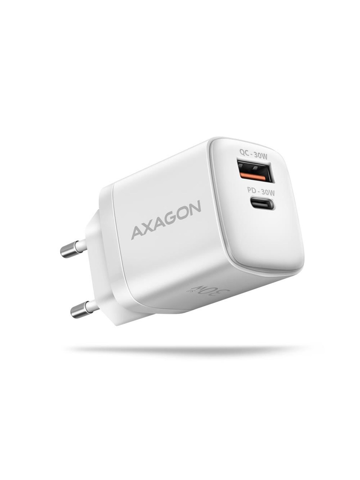 Axagon Wall Charger 30 W PD 3.0 Quick Charge 4+ - Usb-c + Usb-a - Handys Adapter Und Ladegeraete - Acu-pq30w
