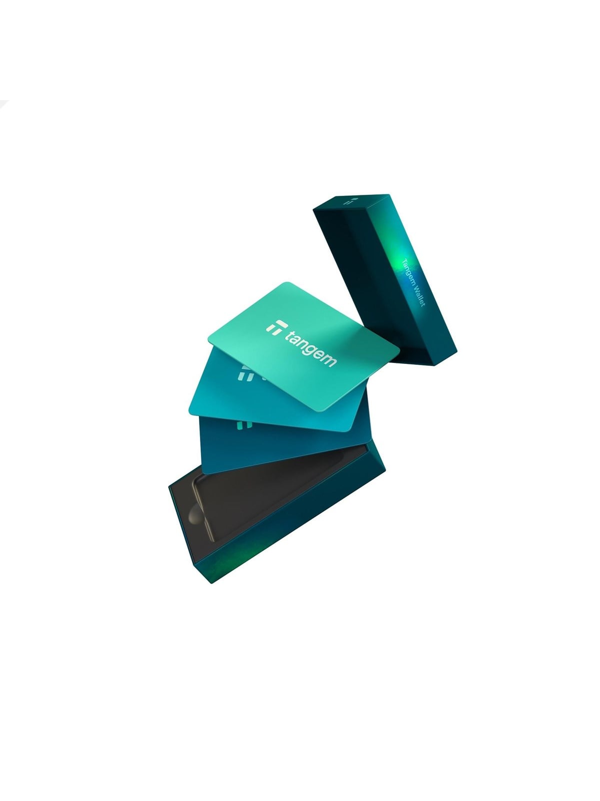 Tangem Wallet - 3-card Set - Electric Sea - Systemzubehoer - Tg-summer2