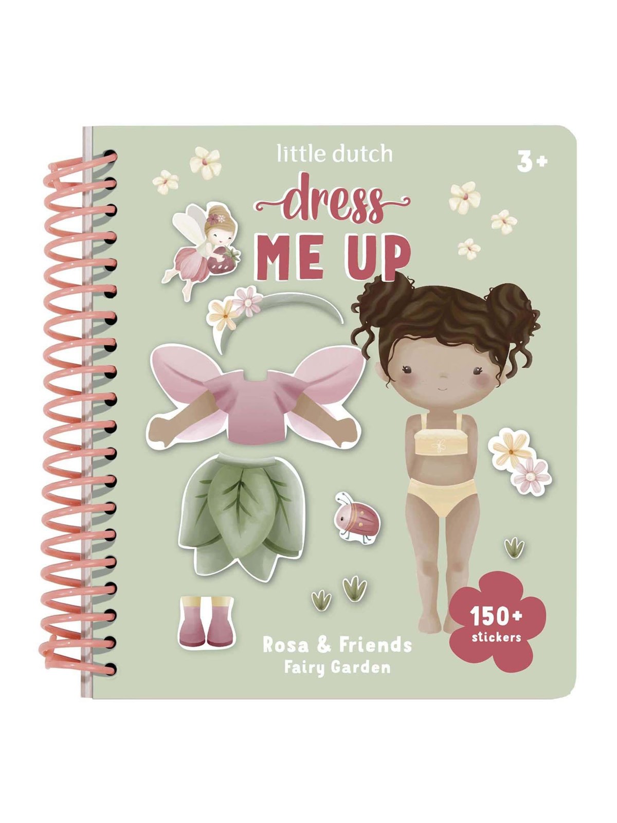 Little Dutch Dress up Sticker Book Rosa Fairy Garden - Kreativ Spiele - 126324
