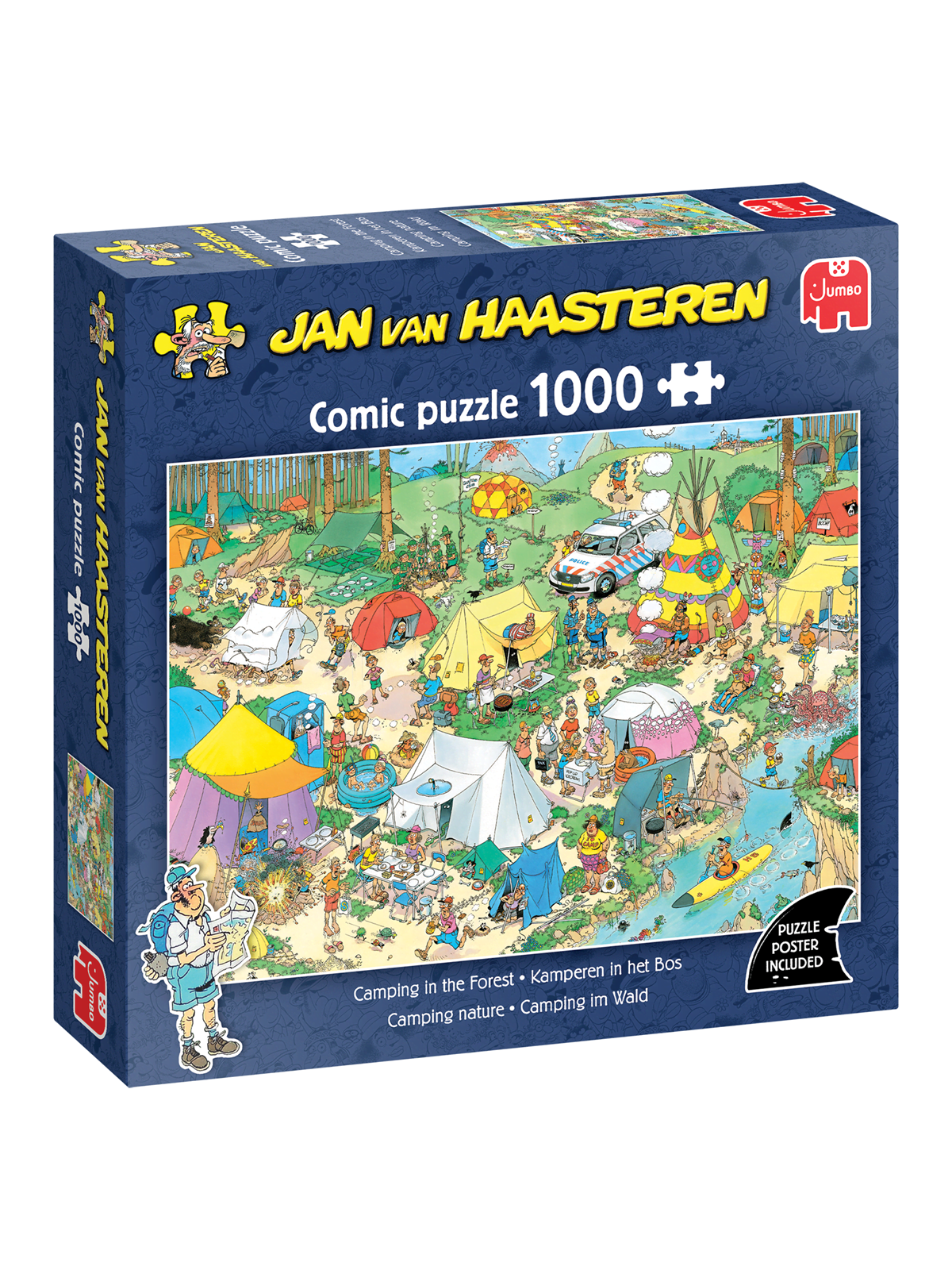 Jan Van Haasteren Camping in The Forest(1000) - Puzzle - 707-1110100603
