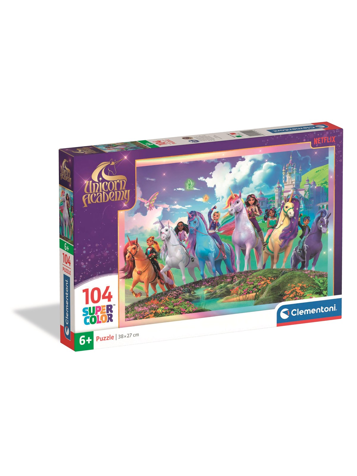 Clementoni - 104 Pcs Puzzles Unicorn Academy - 25091