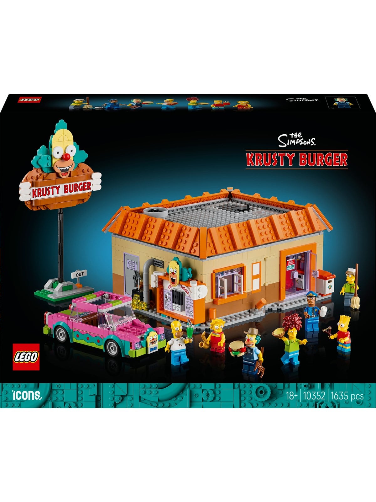 Lego The Simpsons 10352 The Simpsons : Krusty Burger