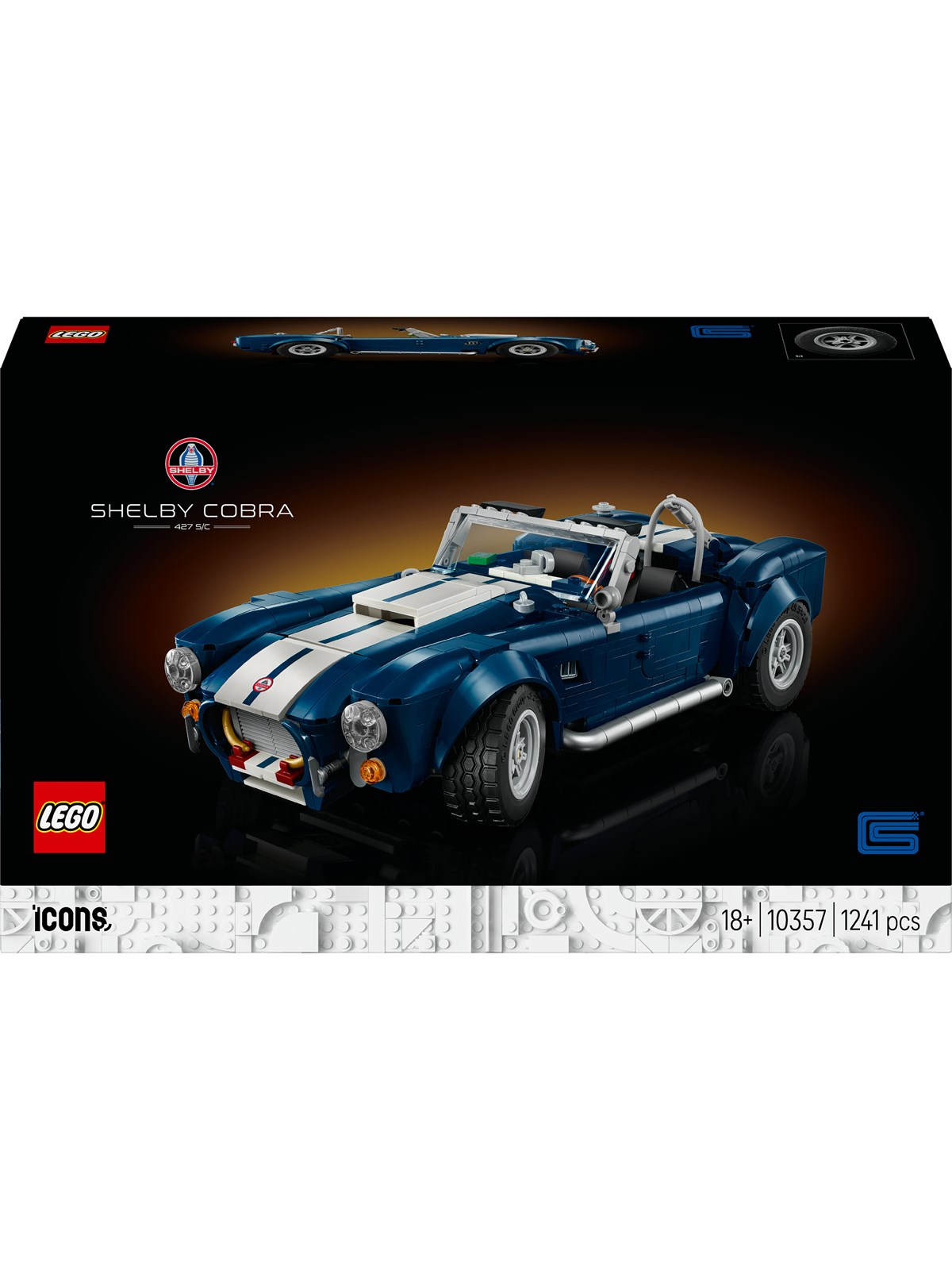 Lego Icons 10357 Shelby Cobra 427 S/c
