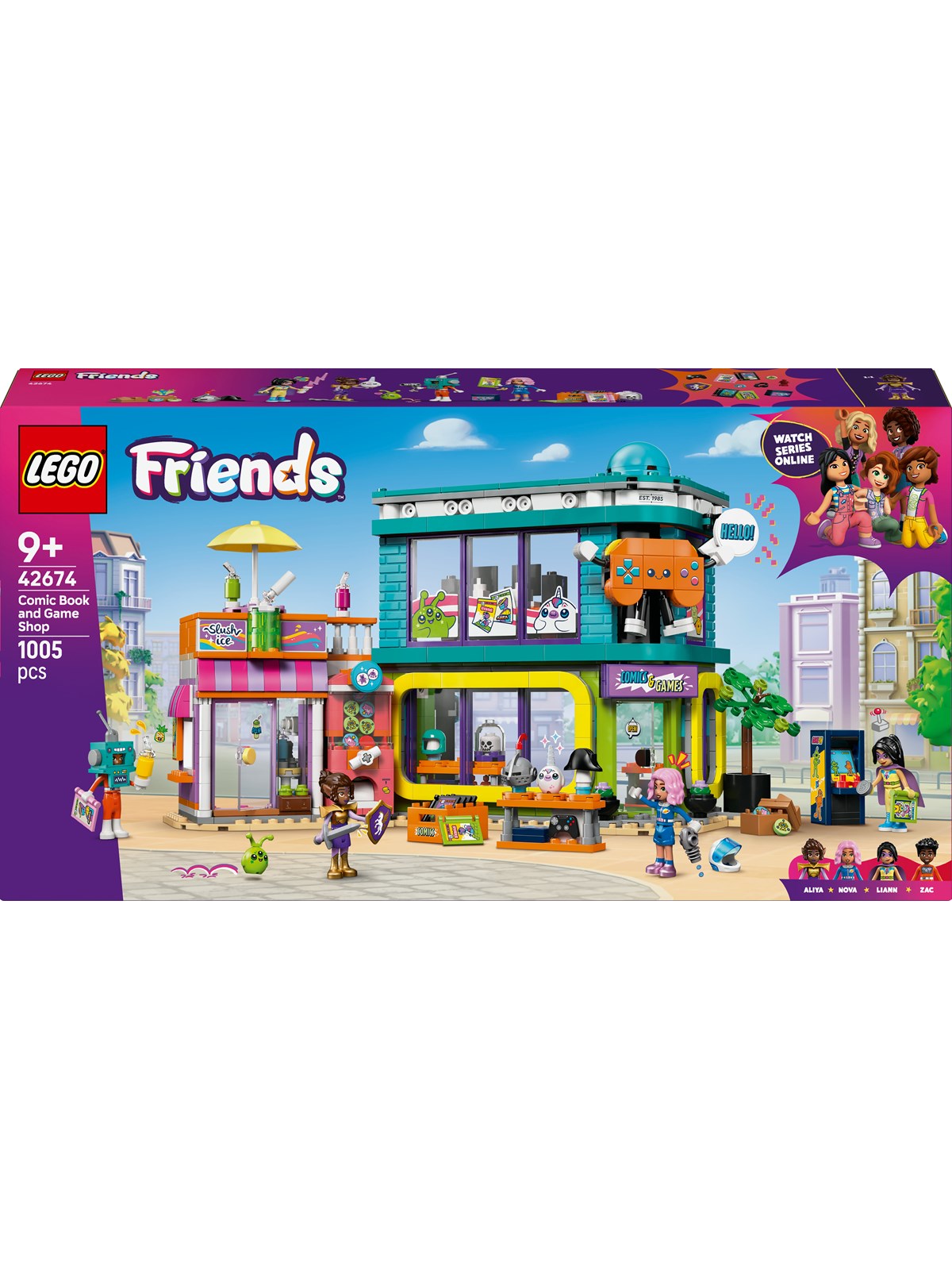 LEGO Friends 42674 Comic- und Spieleladen