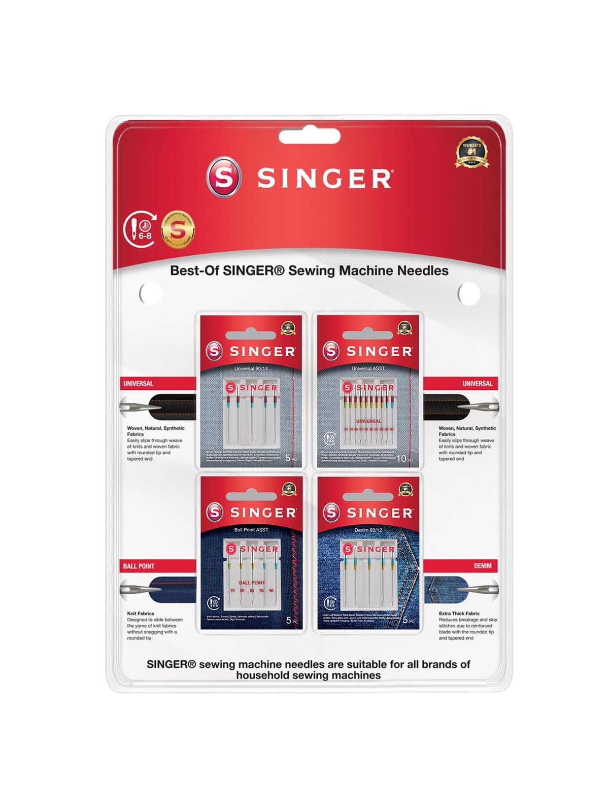 Singer 250088002 Sewing Needle - Kunst Handwerk Ausstattung