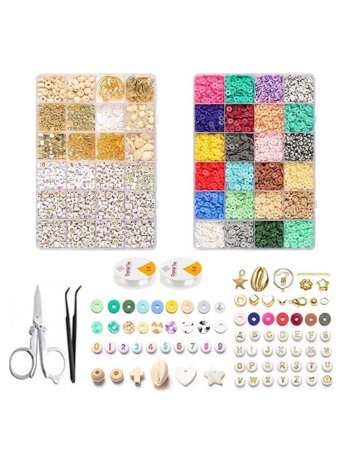 Pro Bohème Schmuckset - Heishi- & Charm-perlen - 6000 Stk. - Hobby Zubehoer - 7110-3