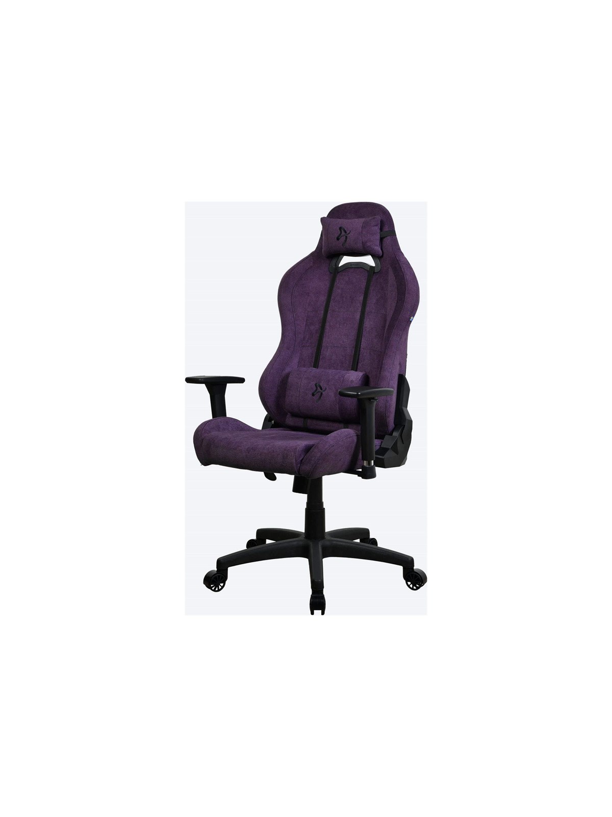 Arozzi Torretta Soft Fabric - Purple Büro Stuhl - Weicher Stoff - Bis zu 120 kg - Gaming Stuehle - Torretta-sfb-pp