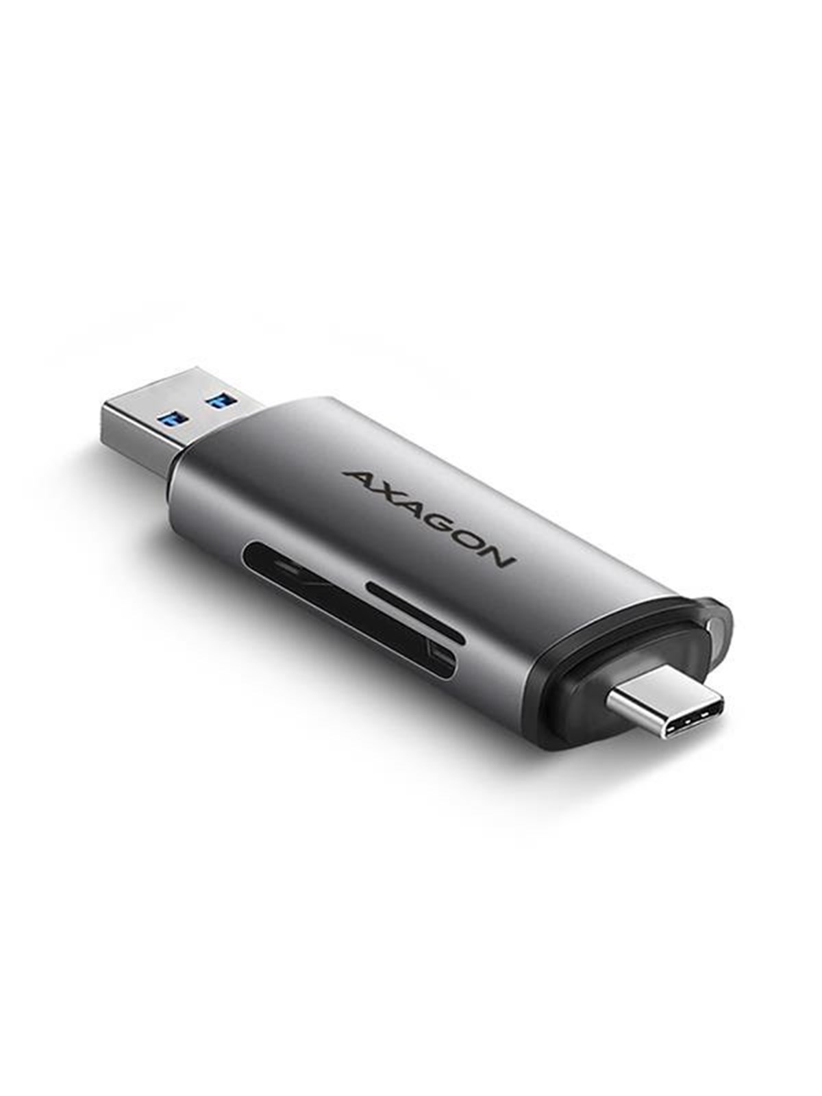 Axagon Superspeed Usb-c & Usb-a SD / Microsd Card Reader - Speicherkarten Lesegeraetadapter - Cre-sac